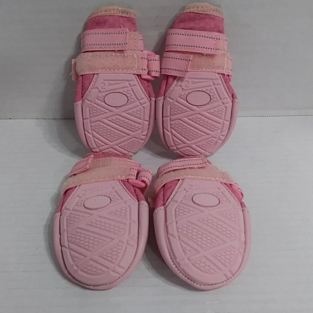 Dog Anti-Slip Pink Rain Snow Boots Size Small *NWOT*